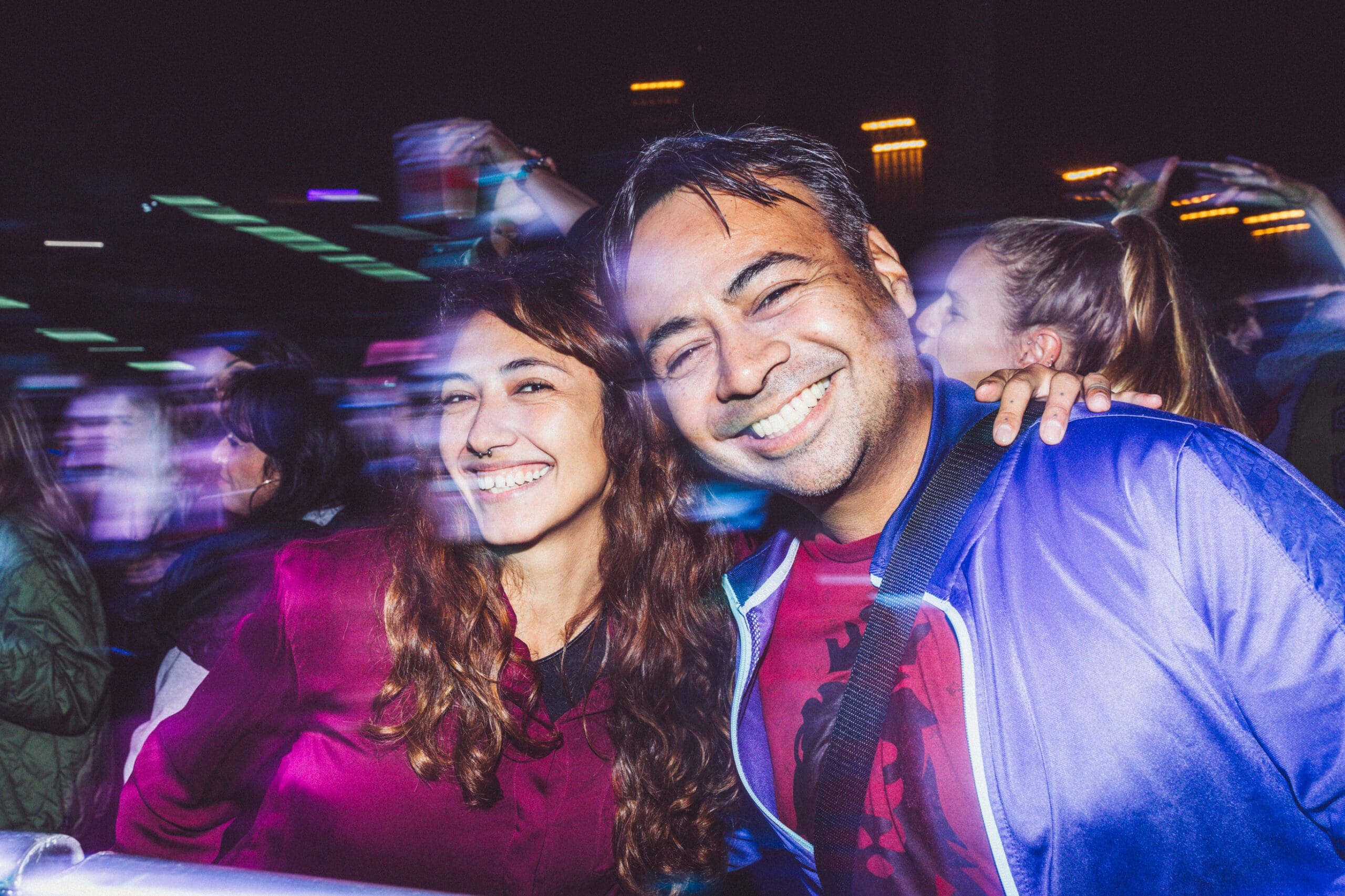 A couple enjoying music at Jazztronica Festival, Barcelona