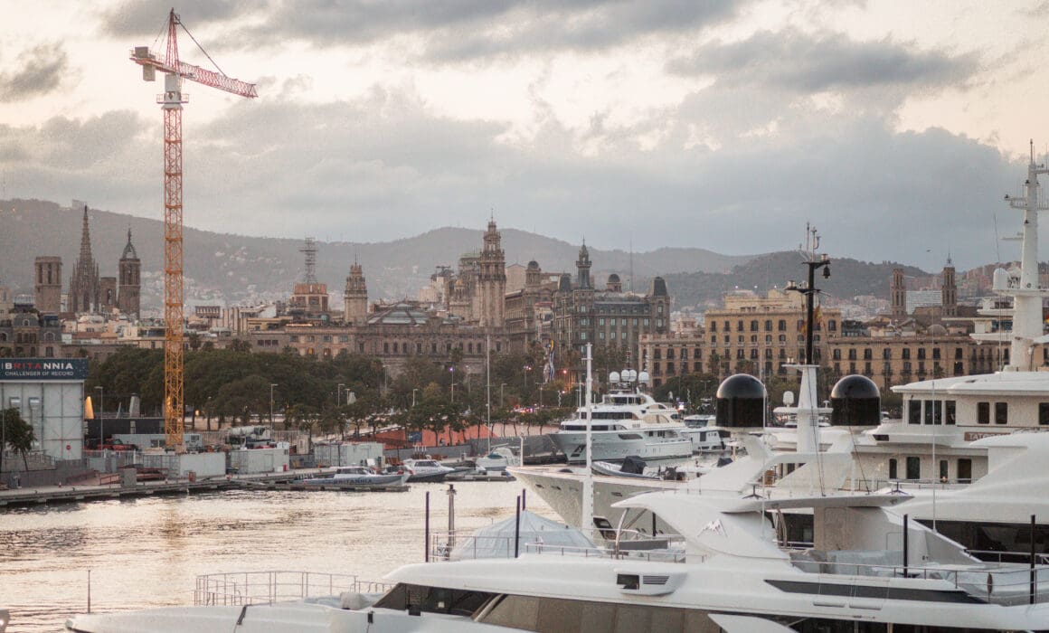 View from La Barceloneta Reataurant, Barcelona, Sapin