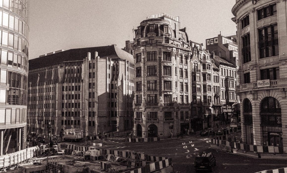 Dark moder side of Brussels