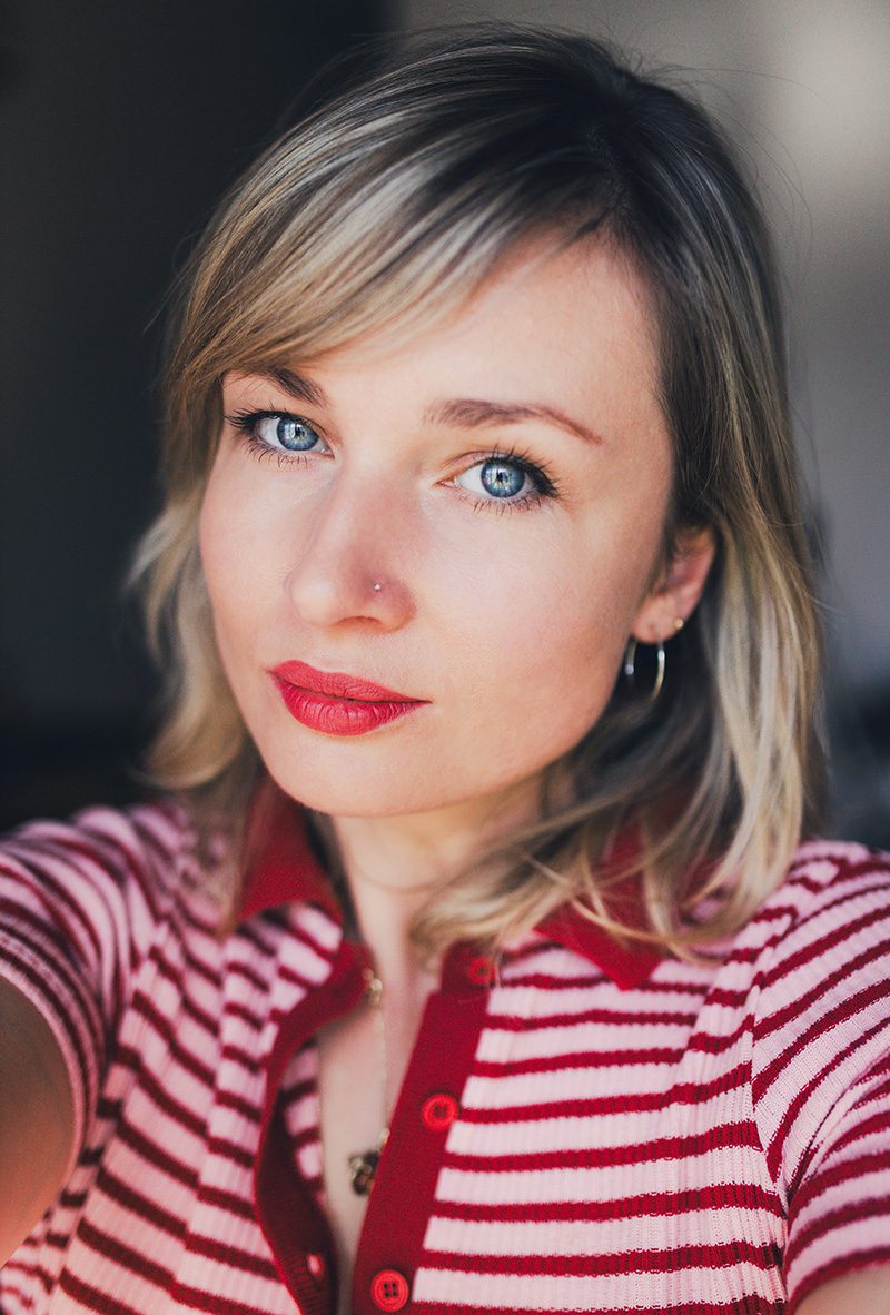 Portrait of Magdalena Bee, event, hospitality and branding photographer based in Barcelona.